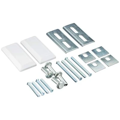 Image of ABUS 10660 PA1018 Fixing Set for Reinforced Bolt Locks, White