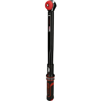 Image of KS Tools 516.1482 1/2&quot; ERGOTORQUEprecision torque wrench with rotary mushroom ratchet head, 80 420Nm