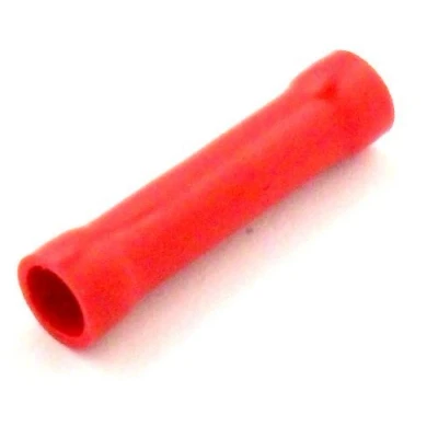 Image of 50x Wire Cable Joiner Butt Connector Terminals Electrical Crimp Red FREE FIRST CLASS UK POSTAGE!