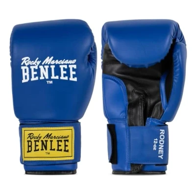 Image of BenLee Rocky Marciano Rodney PVC Boxing Glove, Men, Rodney, Blue/Black, 10