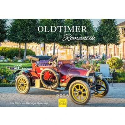 Image of Edition Seidel Premium Calendar Vintage Car Romance 2025 Format DIN A3 Wall England Classic Sports Christian Müringer