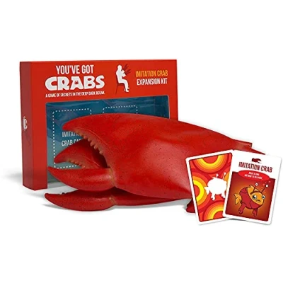 Image of Exploding Kittens You&#039;ve Got Crabs: Imitation Crab Expansion Pack by Card Games for Adults Teens &amp; Kids Fun Family