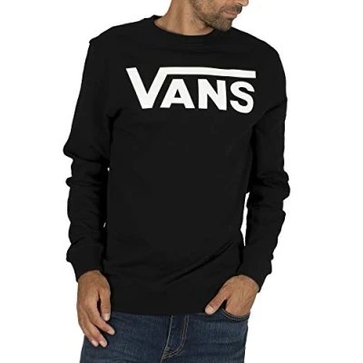 Image of Vans Men&#039;s Mn Classic Crew Ii Sweatshirt, Black (Black fwhite Y), S