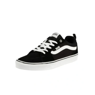 Image of Vans Men&#039;s Filmore Trainers, Suede Canvas Black White, 14 UK