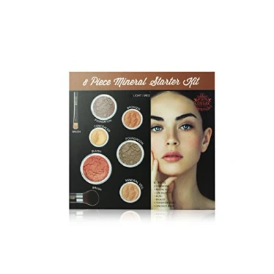 Image of Cougar Mineral Dark Tan Makeup Set Pack of 8