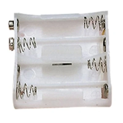 Image of Battery Holder blanc pour 4xAA F007A cellules Electrovision