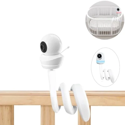 Image of Derebir Baby Camera Mount Stand Holder Compatible with Babysense HD S2/V43_2CAM and MaxView 2CAM Monitor Flexible