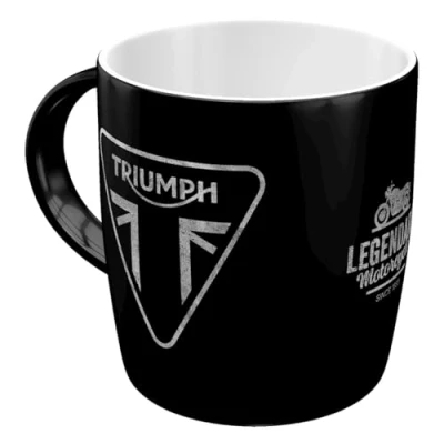Image of Nostalgic Art Retro Coffee Mug 330ml Triumph Legendary Motorcycles Gift Idea for Bikers Original Licensed Product (OLP) Ceramic Vintage Design