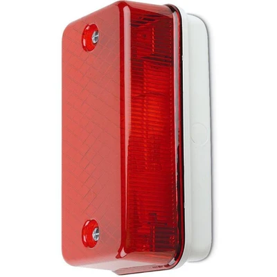 Image of Astra Mains IP65 Bulkhead Halogen Grey/Red JCC