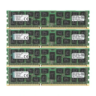 Image of Kingston KVR16R11D4K4/64 RAM 64 GB 1600 MHz DDR3 ECC Reg CL11 DIMM Kit (4 x 16 GB) 240 Pin