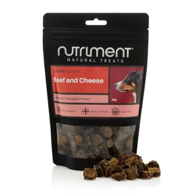 Image of Natural Treats Gourmet Slices Beef &amp; Cheese (200g) Highly Digestible Grain Free Training