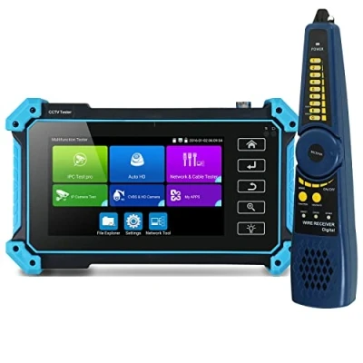 Image of CCTV Tester Monitor 5 Inch Touch Screen IP AHD TVI CVI Camera Analog Test Support POE WIFI PTZ 1080P H.265 IPC 5100 plus/Camera Too DC12V output