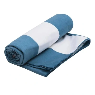Image of Sea to Summit Drylite Microfibre Towel XXL Beach Super Soft Suede Finish Extra Absorbent &amp; Quick Dry Hang Loop Case For Camping, Gym Travel 85 x 170cm Blue 495g