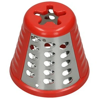 Image of SPARES2GO Red Grating Cone Compatible with Tefal Food Chopper