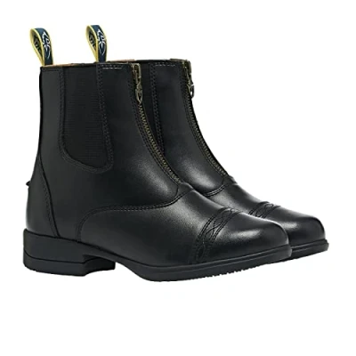 Image of Shires Moretta Childrens/Adults Clio Paddock Boots Black: UK6/EU39