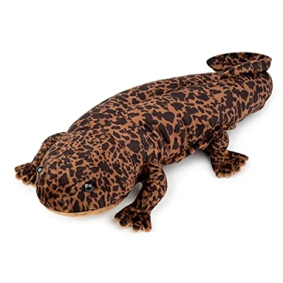 Image of lilizzhoumax Simulation giant salamander Plush Toy 50cm/19, Realistic Stuffed Animal Cute Super Soft Sea Home Decoration Gift for kids brown
