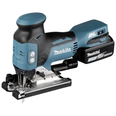 Image of MAKITA DJV181RTJ Jigsaw 135 mm Brushless + 2 x 18V 5Ah Li ion Batteries Makpac Case