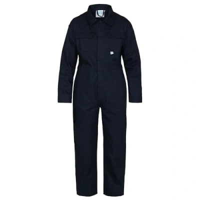 Image of Blue Castle 333/NV 24 Inch Tearaway Junior Coverall Boilersuit Blue, 3 4 Age