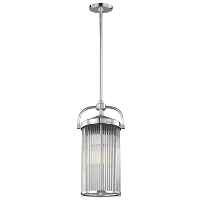 Image of Paulson 3 Light Ceiling Pendant Chrome IP44, G9