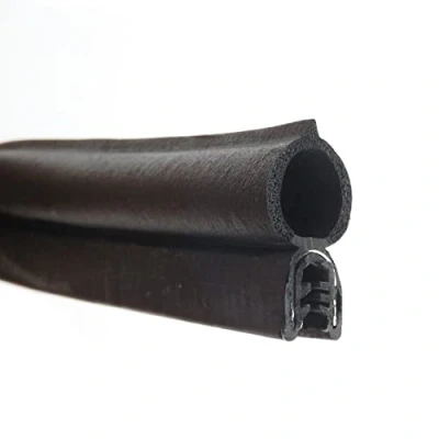 Image of Large Rubber Finned Boot Door Seal Trim 30mm x 15mm