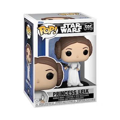 Image of Funko POP! Star Wars: SWNC Princess Leia Collectable Vinyl Figure Gift Idea Official Merchandise Toys for Kids &amp; Adults Movies Fans Model Collectors and Display
