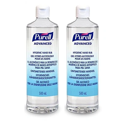 Image of PURELL ADVANCED Hand Sanitiser 500mL flip top 2 PACK x