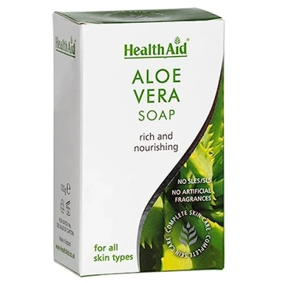 Image of HealthAid Aloe Vera Soap, 100 g