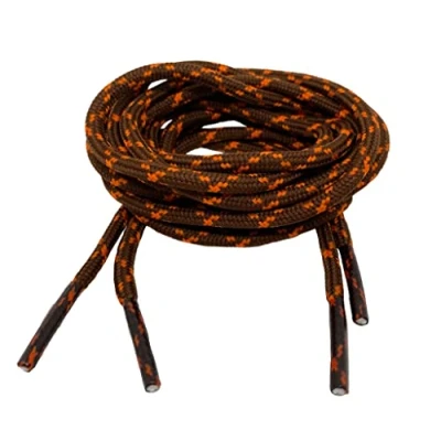Image of Big Laces Round Strong Hiking Boot 110cm to 210cm (110cm, Brown Orange)
