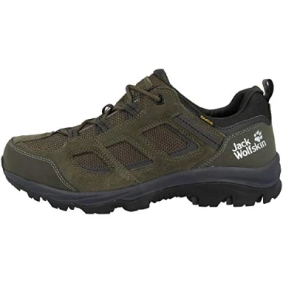 Image of Jack Wolfskin Men&#039;s Vojo 3 Texapore Low M Hiking Shoe, Khaki Phantom, 10 UK