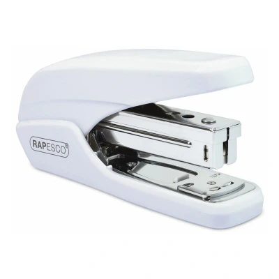 Image of Rapesco X5 25ps Less Effort Stapler Plastic 25 Sheet White