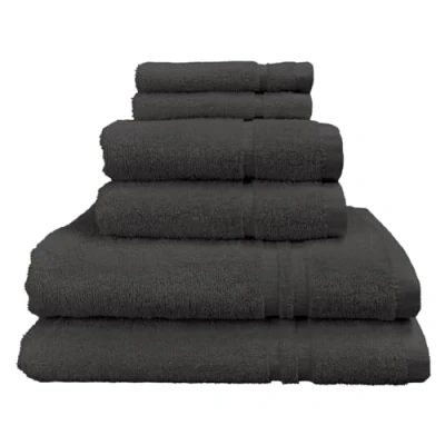 Image of Allure Bath Fashions Hotel Essentials Set of 6 Absorbent Cotton Towels, Supersoft, Machine Washable 450gsm Fully Guaranteed​