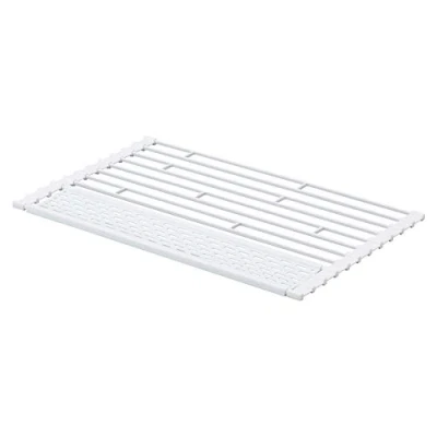 Image of YAMAZAKI Dish Rack, Silicone, White, One Size