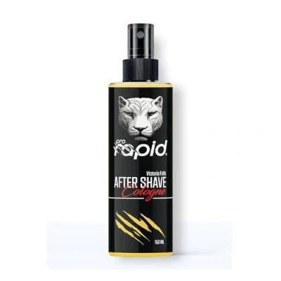 Image of Prorapid Aftershave Mens Cologne, Victoria Falls 150 ml Amber, Citrus, Red Tangerine, Mint, Cinnamon, Woody Herbal Fragrance Refreshing Spray Lotion for Men