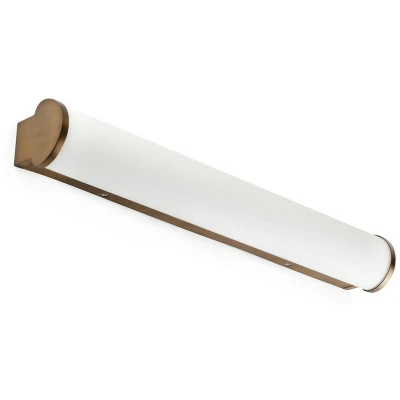 Image of Danubio Integrated LED Bathroom Over Mirror Light Bronze, 2700K, IP44