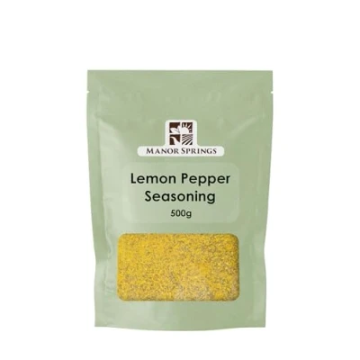 Image of Lemon Pepper Seasoning 500g by Manor Springs
