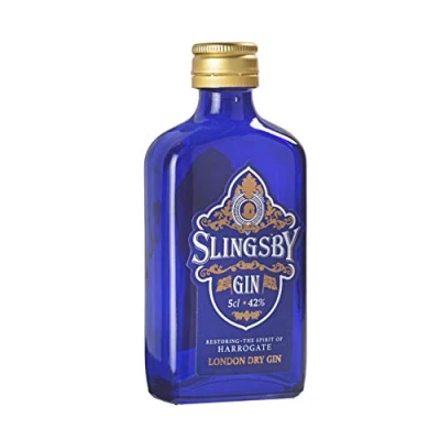 Image of Slingsby London Dry Gin Award Winning Premium using Locally Sourced Botanicals and Harrogate Aquifer Water 42% Vol 5cl Bottle