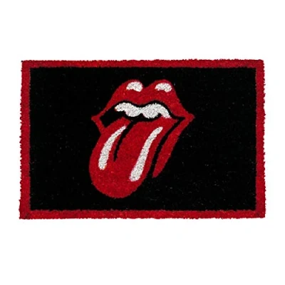 Image of Rolling Stones Lips Door Mat, Coir, Multi Colour, 60 x 40 1.5 cm