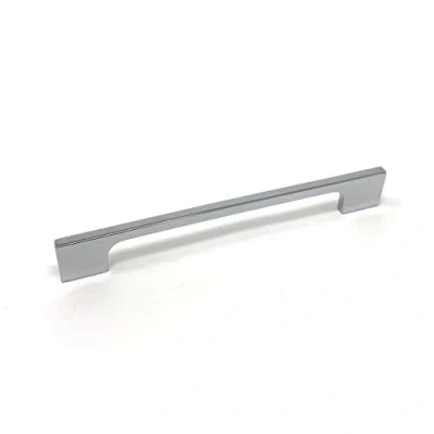 Image of 160mm Polished Chrome Slim Pull Handle for Kitchen Cabinets Bedroom Bathroom Furniture Cupboards