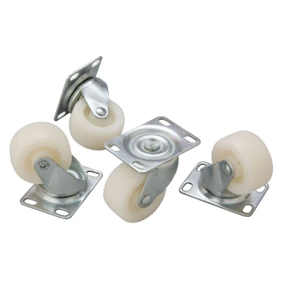 Image of Replacement Castors, Pack of 4, Wheels for Bottle Skip/ Bin