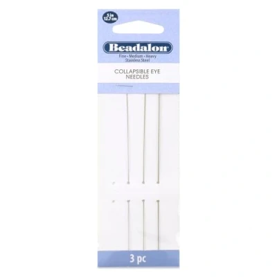 Image of Beadalon Collapsible Eye Needles Assorted 13cm 3 Pieces