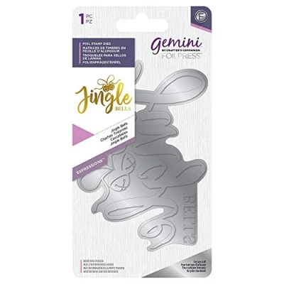 Image of Crafter&#039;s Companion Gemini Foil Stamp Die Expressions Jingle Bells