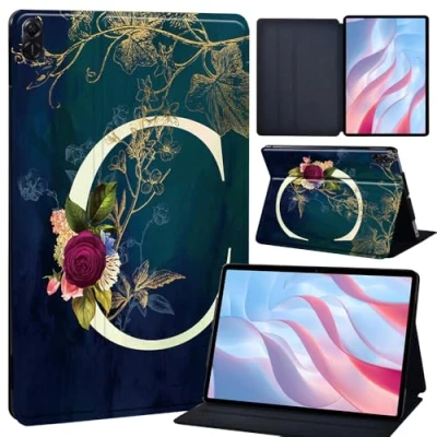 Image of Case For Honor Pad X9 11.5 inch 2023 Tablet Case, Slim Smart Cover Stand Folio X8 Pro PU Leather Tri Fold (initial letter C)