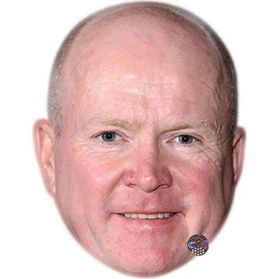 Image of Steve McFadden (Smile) Celebrity Mask, Flat Card Face, Fancy Dress Mask