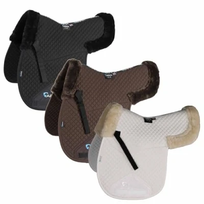 Image of Shires Performance Full Size Supafleece Numnah 15 16.5&quot; Black