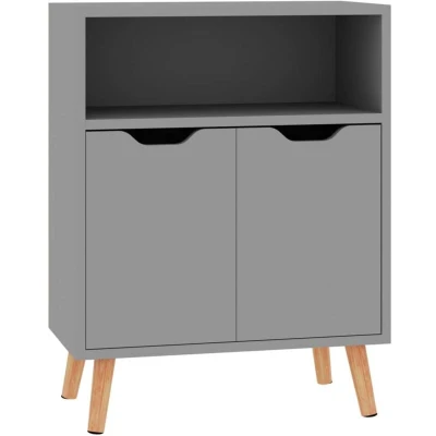 Image of vidaXL Sideboard Grey 60x30x72 cm Engineered Wood