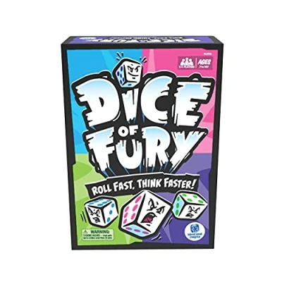 Image of Learning Resources Dice of Fury Fast Paced Family Game, Addition &amp; Subtraction Practice, Ages 7+