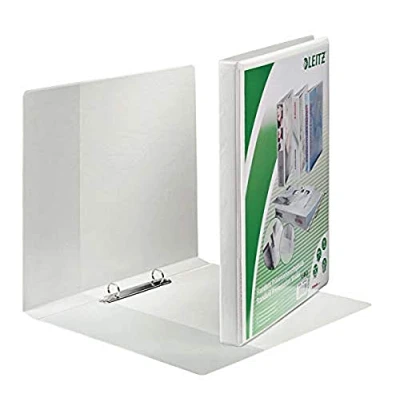 Image of Leitz Ring Binder Presentation with Pockets A4 Polypropylene 2 Rings 16 mm White
