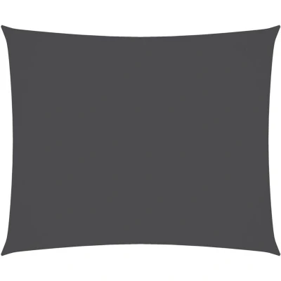 Image of vidaXL Sunshade Sail Oxford Fabric Rectangular 4x5 m Anthracite