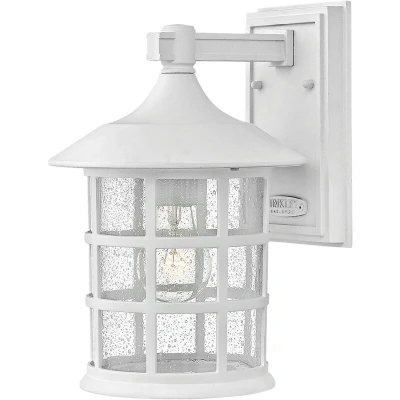Image of Hinkley Freeport Outdoor Wall Lantern Textured White, IP44