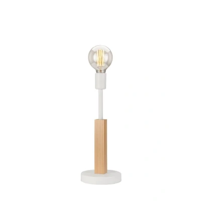 Image of Orazio Industrial Table Lamp White, 1x E27